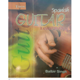 GUITAR (HAVANA) WITH LEARNING BOOK, TUNER,BAG,BELT,STRINGS, CAPO,PICKS.