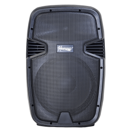 WIRELESS AMPLISPEAKER, Havana with 12" Speaker, Cordless Mic's, 1 YEAR WARRANTY.