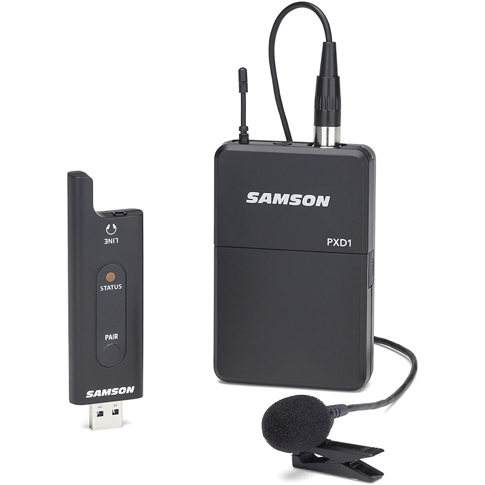 Samson XPD2 Lavalier USB Digital Wireless System (SWXPD2BLM8)