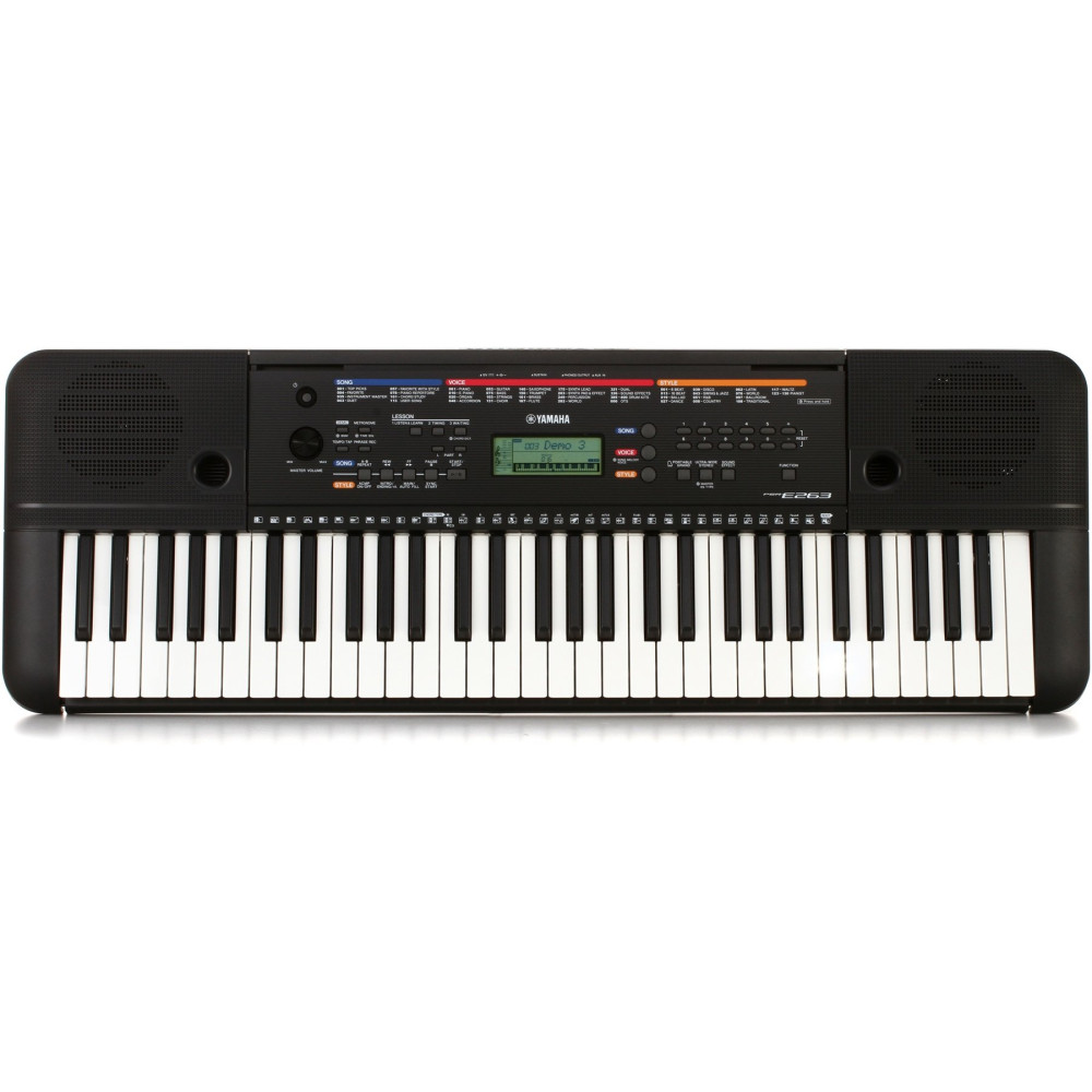 Yamaha PSR-E263 61-key, Keyboard with adaptor