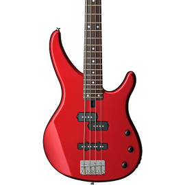 Yamaha TRBX174 TRBX Series Electric Bass Guitar, Metallic Red